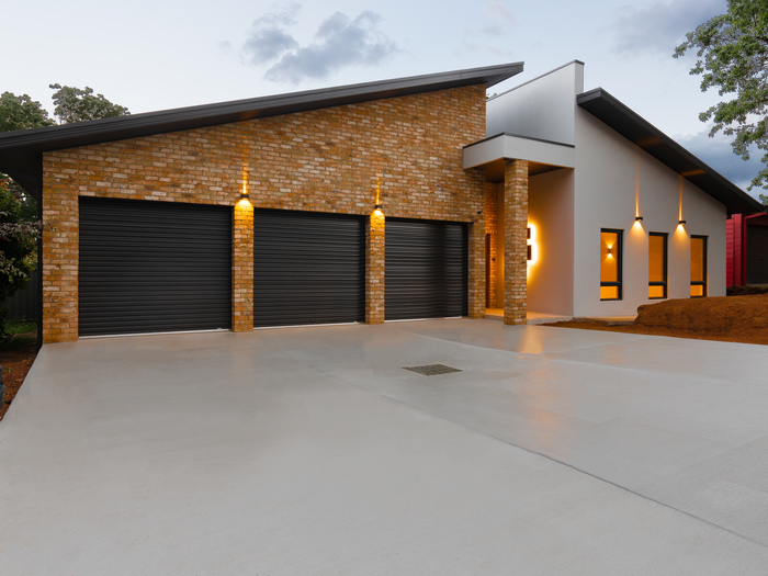 Concrete driveway installation in Tucson